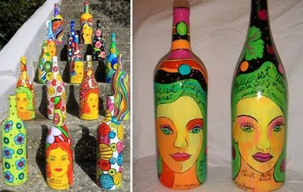 sticle decorative