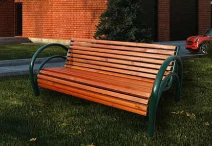 banc Cabana cu mâinile, portalul de construcție