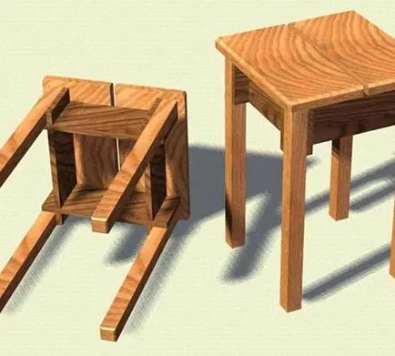 Efectuarea scaun cu mâinile