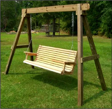 banc Cabana cu mâinile, portalul de construcție