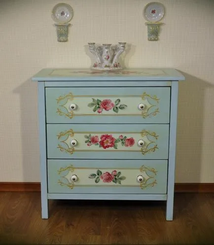 mobilier Decupaj cu propriile sale mâini, ideea de pictură și restaurare în stil vintage Shabby-chic, și Provence (lor) mobilier Decupaj cu propriile sale mâini, ideea de pictură și restaurare în stil vintage Shabby-chic, și Provence