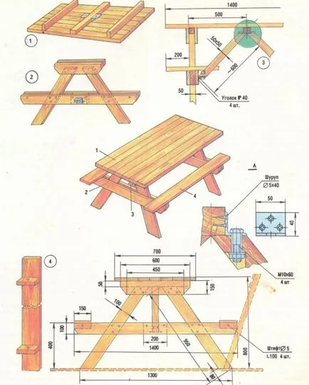banc Cabana cu mâinile, portalul de construcție