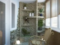 Design-ul de la balcon, 24 de fotografii de interioare frumoase, sfaturi, cum de a alege finisaj pentru decorațiuni (interior balcon foto) Design-ul de la balcon, 24 de fotografii de interioare frumoase, sfaturi, cum de a alege finisaj pentru decorare