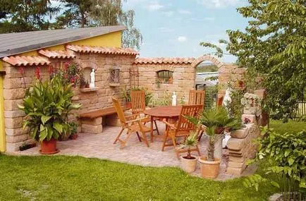 Zona de design zonă suburbană de relaxare la fotografii cabana 33