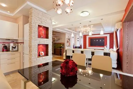 Design-ul de bucătărie-sufragerie (foto) (Design) Design-ul de bucătărie-sufragerie (foto)