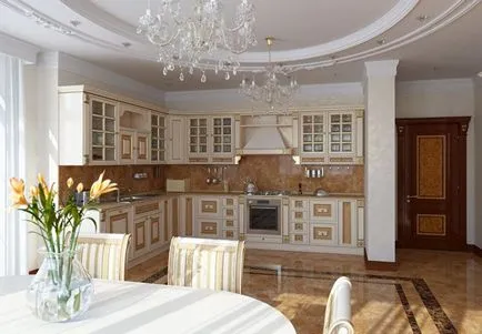 Design de bucătărie în stil clasic - 65 interioare fotografie