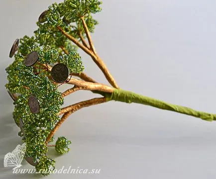 diagrama țese, foto și video ateliere Money Tree Bead
