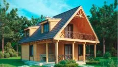 Casa cu un garaj, construirea unei case cu proiectul garaj (garaj) Casa cu un garaj, construirea unei case cu un proiect de garaj