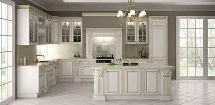 Design de bucătărie în stil clasic caracteristici foto