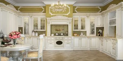 Design de bucătărie în stil clasic caracteristici foto