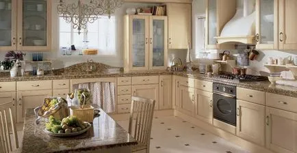Design de bucătărie în stil clasic caracteristici foto