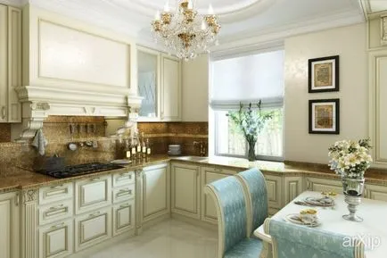 Design de bucătărie în stil clasic caracteristici foto