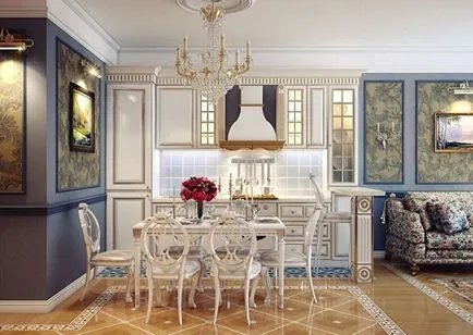 Design de bucătărie în stil clasic - 65 interioare fotografie