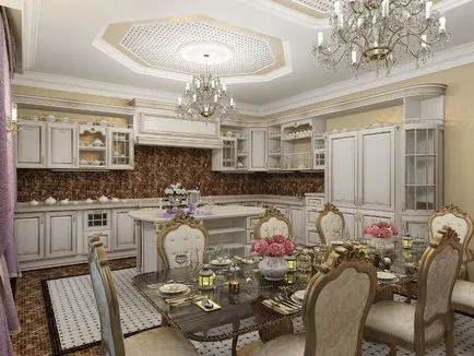 Design de bucătărie în stil clasic caracteristici foto