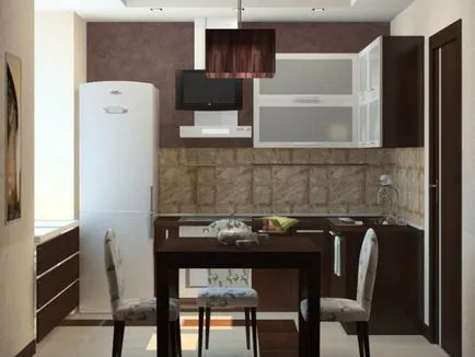 Design-o bucătărie mică în Hrușciov - planificare idei