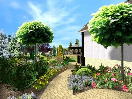 Zona de idei 70 fotografie decorate în culori vii - design 10 hectare teren