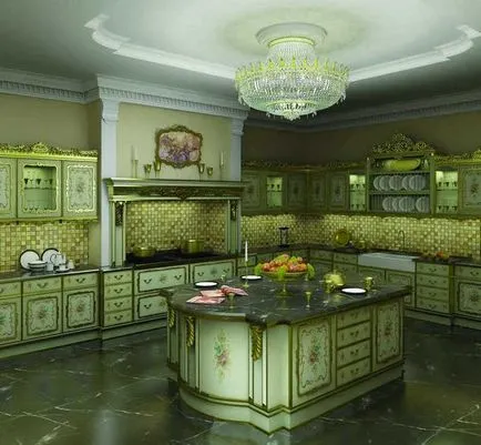 Design de bucătărie în stil clasic caracteristici foto
