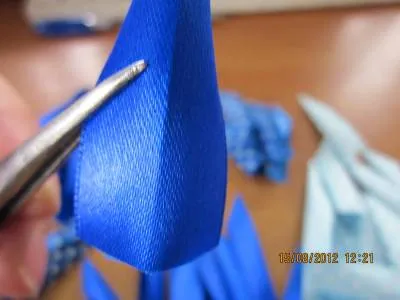 Acasă zână - un maestru dalie microni clasa ac kanzashi (autor mamaol)