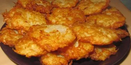 clatite de cartofi - clasic rețete turn-based pentru mâncăruri delicioase cu o fotografie