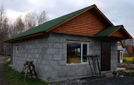 Casa de bloc tăciune beneficii etape de construcție - foto, video (Casa de blocuri de zgură) Casa de bloc tăciune beneficii etape de construcție - foto și video