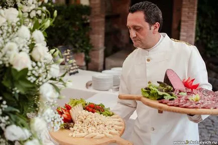 Alimente la nunta din Italia, snacks-uri, băuturi, deserturi, fotografii principale feluri de mâncare (nunta) Alimente la nunta din Italia, gustări, băuturi, deserturi, feluri principale imagini