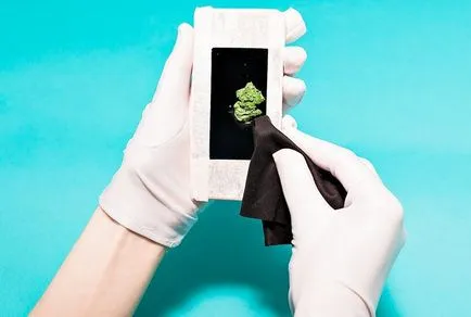 Experiment pentru a scăpa de zgârieturi pe telefonul smartphone (zgârieturi) Experiment pentru a scăpa de zgârieturi pe telefonul smartphone