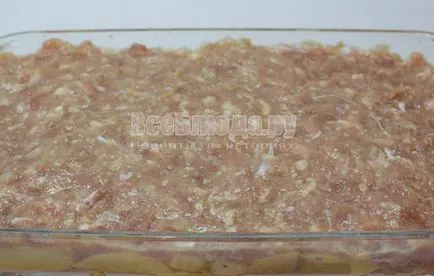 carne tocată cu brânză în cuptor, rețeta cu pas cu pas fotografii, toate mesele