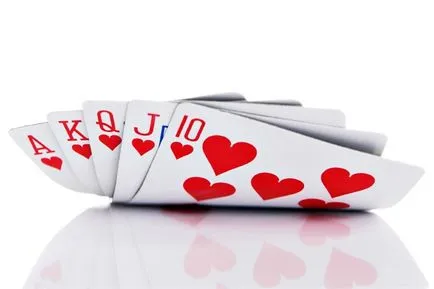 Royal Flush în poker ce este, regal flash în imagini