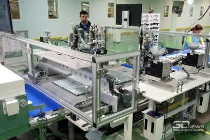 Reportaj foto de la fabrica de regiunea Moscova LG în România face ca televizoare, monitoare, frigidere și