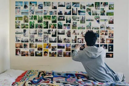 Colaj de fotografii de pe perete fără rame 17 idei bune