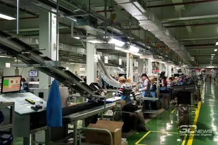 Reportaj foto de la fabrica de regiunea Moscova LG în România face ca televizoare, monitoare, frigidere și