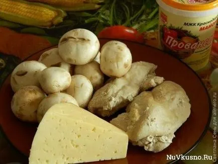 salata de ciuperci cu pui