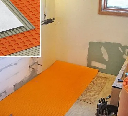 Hidroizolarea podelei în baie cu mâinile lor