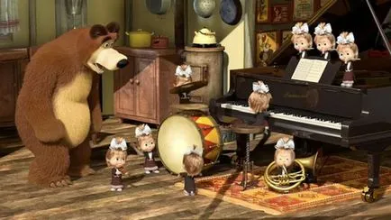 fapte interesante despre seria de desene animate „Mașa și ursul“