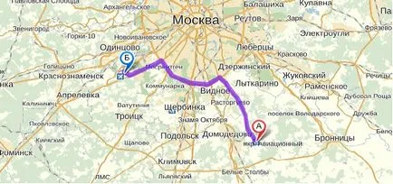 Cum să obțineți și du-te de la aeroportul Vnukovo la Domodedovo cu Aeroexpress, autobuz și taxi