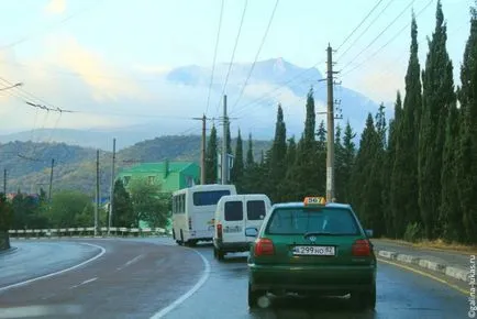 Cum se obține de la Simferopol aeroport la Alushta, Yalta, călătorii club de tur Lucas