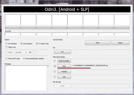 Cum să clipească corect Android-dispozitiv prin Odin - întrebări frecvente pentru sistemul de operare Android