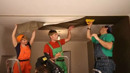 Cum să stea monitorului pe tavan de 3 trepte manuale