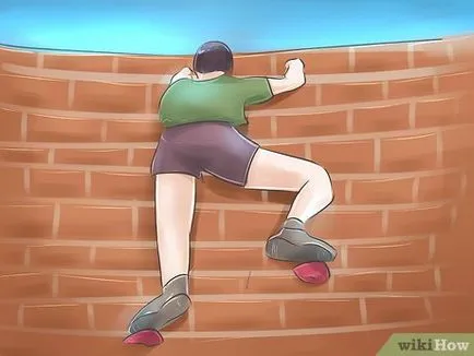 La fel ca escalada un zid de cărămidă (păstrează suprafața primului) La fel ca escalada un zid de cărămidă