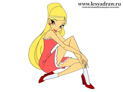 Cum de a desena Stella de la Winx etape creion - lectii de desen - utile cu privire la artsphera