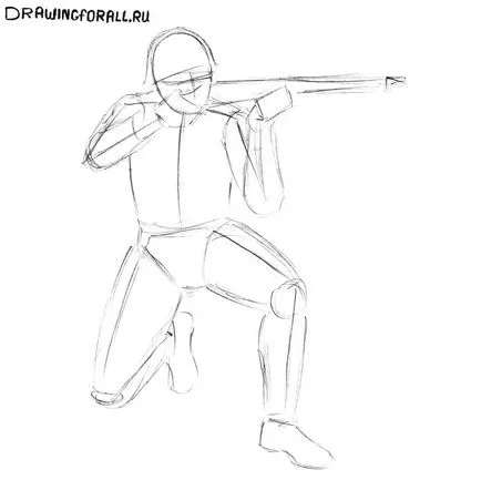 Cum să atragă un soldat sovietic (cum să atragă un soldat) Cum să atragă un soldat sovietic