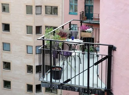 Cum de a dota un mic balcon