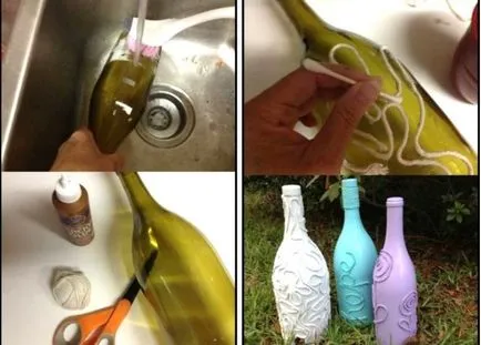 Cum să picteze o sticlă de șampanie pentru o nunta - 5 lecții (șampanie) Cum să picteze o sticlă de șampanie pentru o nunta - 5 lecții