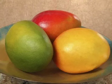 Cum de coaja si se taie mango cu os acasă foto și video