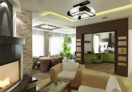 Cum se pot combina camera de zi cu bucătărie, lucrurile interioare (fotografii de interior) Cum se pot combina camera de zi cu bucătărie, chestii de interior