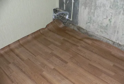 Ca linoleum lipit de tipurile adezive podea de tehnologie