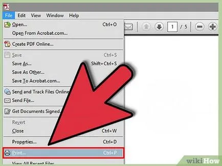 Cum se imprimă un document pdf