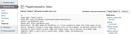 Cum de a edita css la WordPress - revista wp