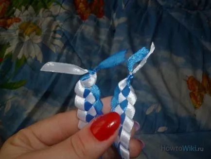 Cum sa faci o bratara cu mâinile lor (panglicilor) 7 trepte (imagini și video)