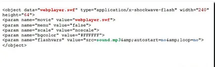 Cum de a face pe site-ul player-ul (audio) la lista de redare (player) Cum de a face pe site-ul player-ul (audio) la lista de redare